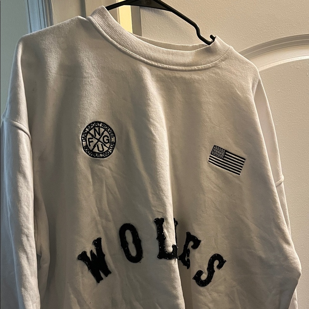 Darc Sport White Crewneck Sweater